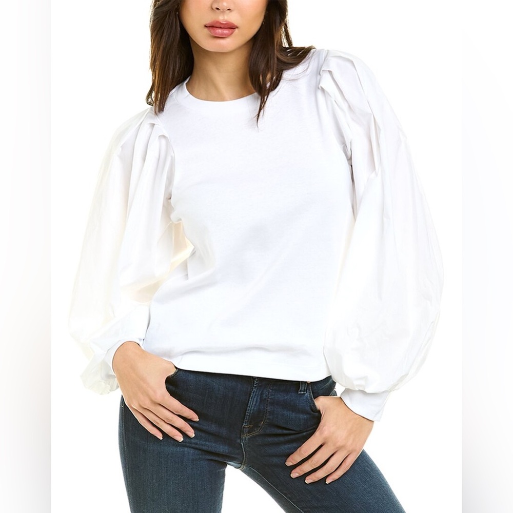 Tanya Taylor Melissa Puff Sleeve Top
